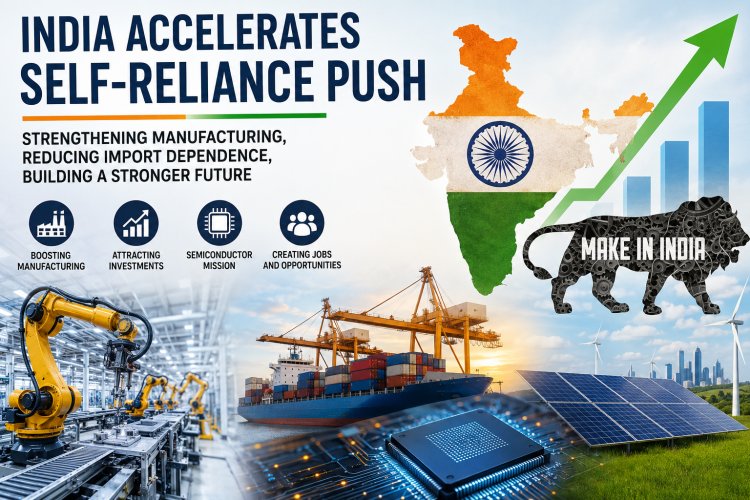India Accelerates Self-Reliance Push to Strengthen Manufacturing and Reduce Import Dependence