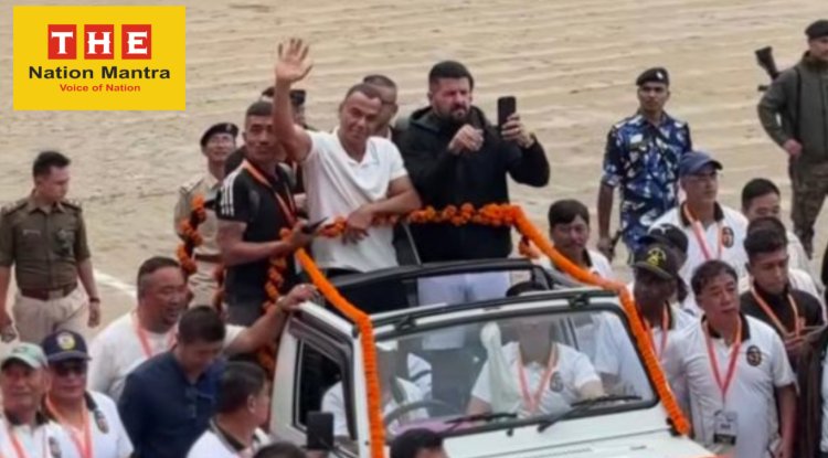 दार्जिलिंग पहुंचे ब्राजील के पूर्व फुटबॉल कप्तान Cafu, प्रशंसकों में दिखा जबरदस्त उत्साह