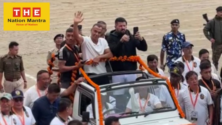 दार्जिलिंग पहुंचे ब्राजील के पूर्व फुटबॉल कप्तान Cafu, प्रशंसकों में दिखा जबरदस्त उत्साह